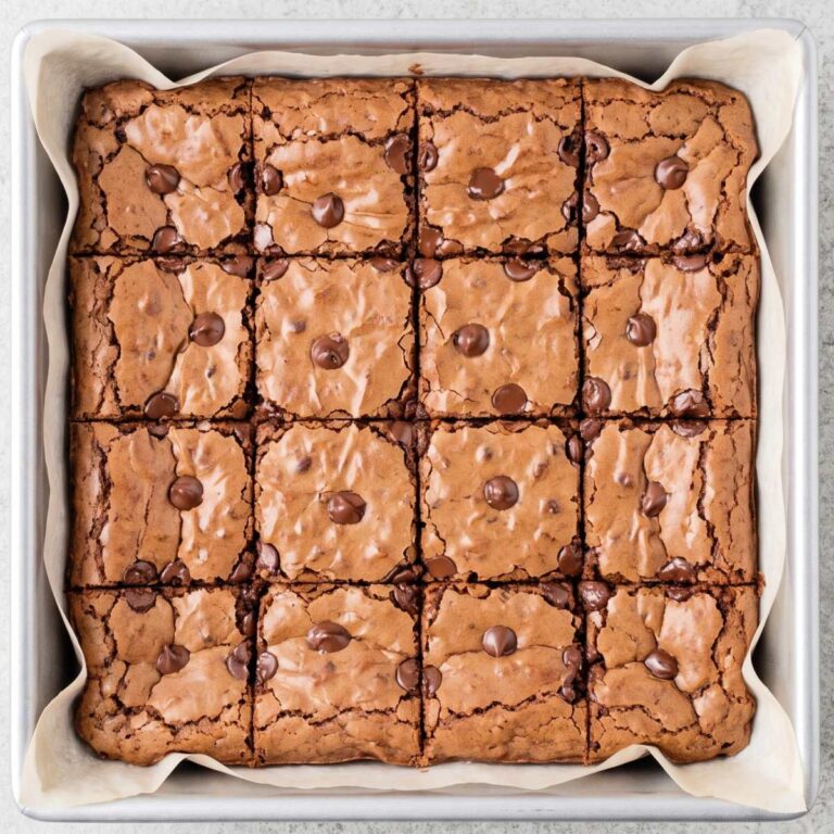Eggless Mochi Brownies
