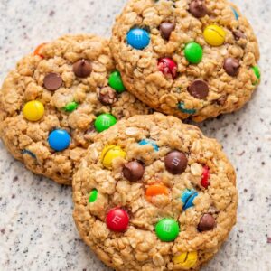 Eggless Monster Cookies