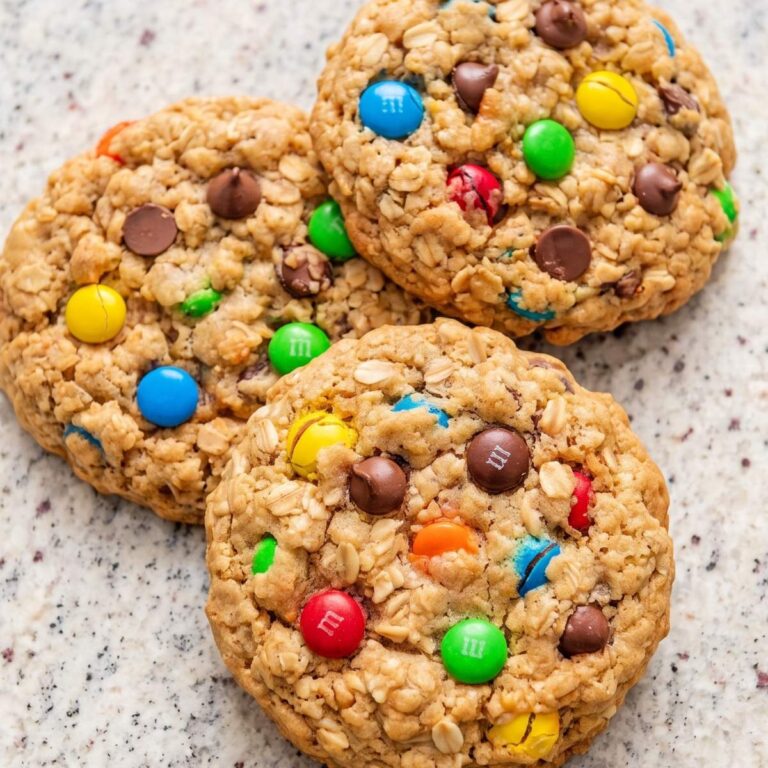 Eggless Monster Cookies