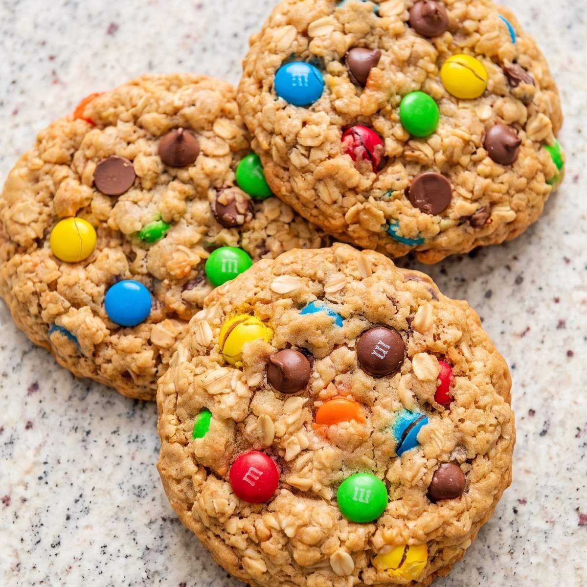 Eggless Monster Cookies