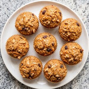 Eggless Morning Glory Muffins