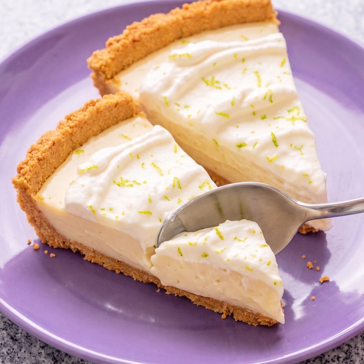 Eggless No Bake Key Lime Pie