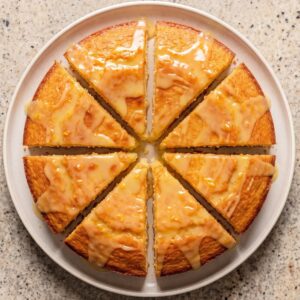 Eggless Orange Olive Oil Cake