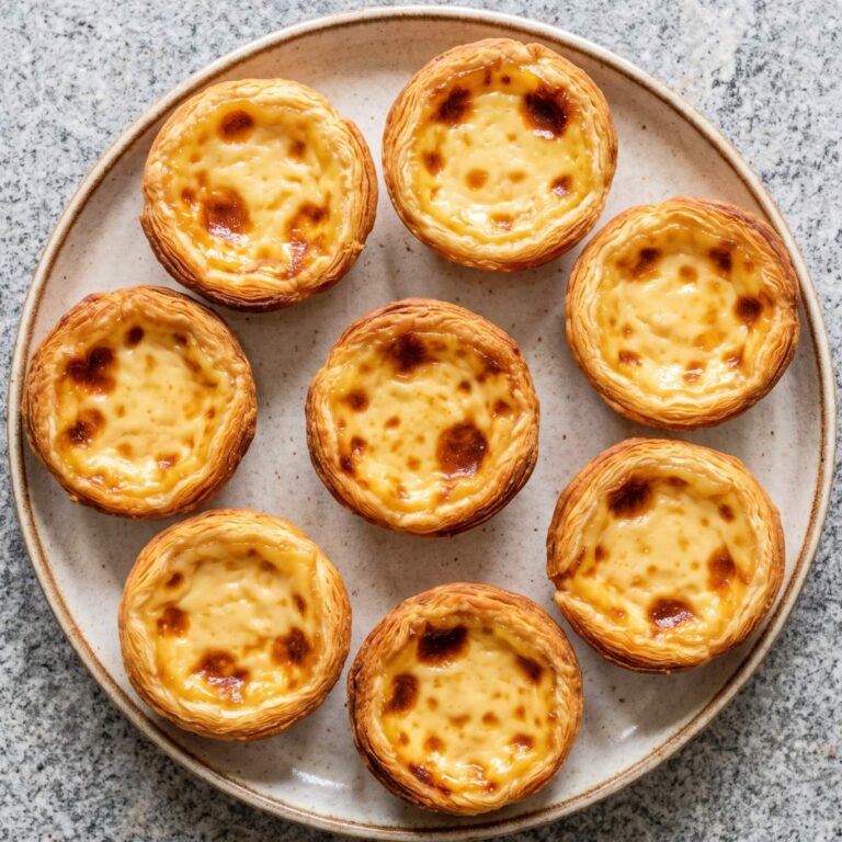 Eggless Portuguese Custard Tarts