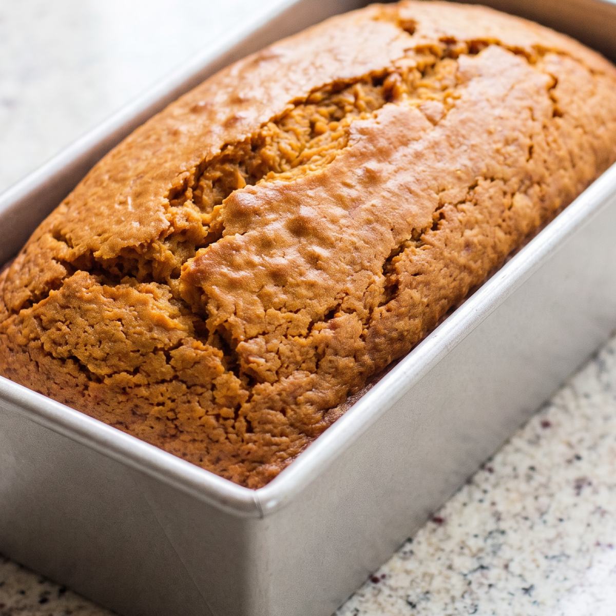 Eggless Pumpkin Bread