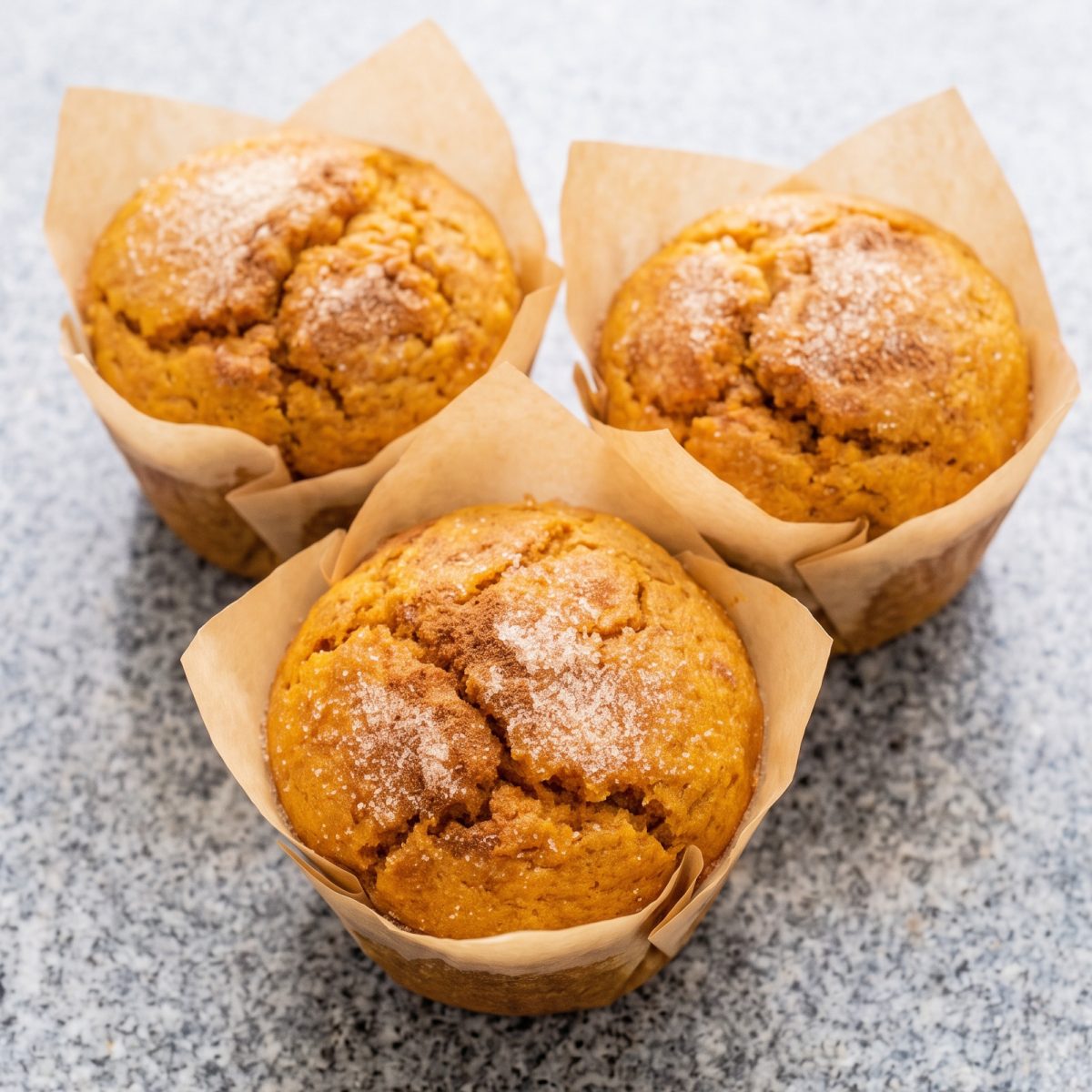 Eggless Pumpkin Muffins