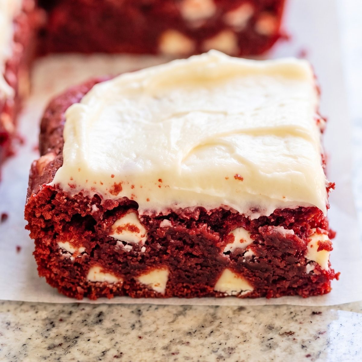 Eggless Red Velvet Brownies
