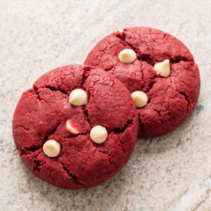 Eggless Red Velvet Cookies