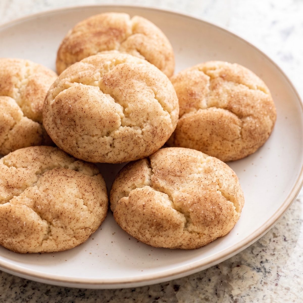 Eggless Snickerdoodle Cookies