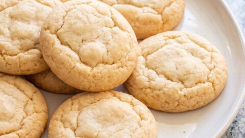 Eggless Soft & Chewy Sugar Cookies