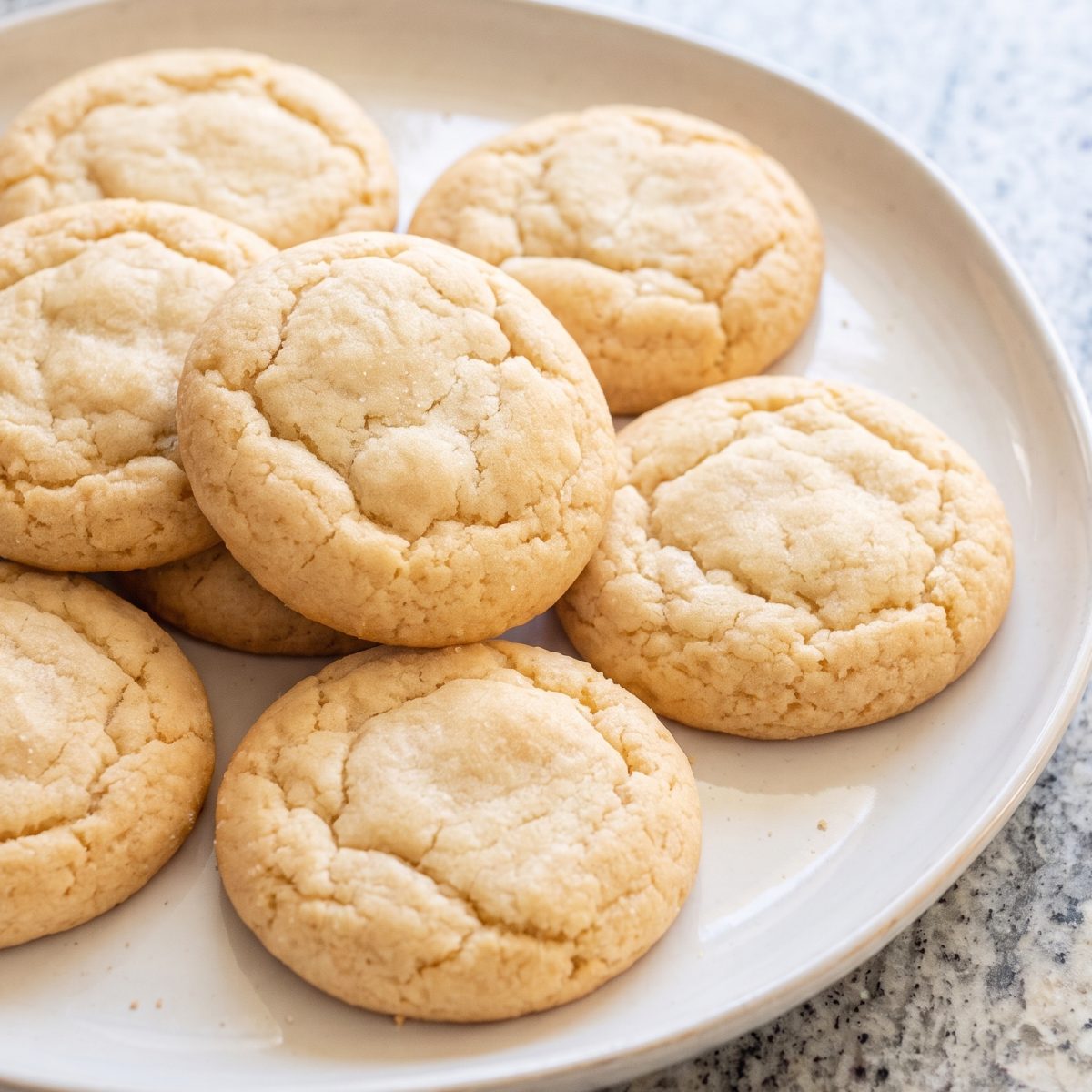 Eggless Soft & Chewy Sugar Cookies