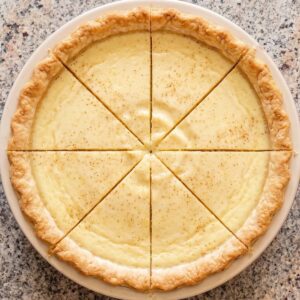 Eggless Southern Buttermilk Pie