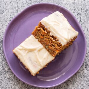 Eggless Spiced Carrot Cake