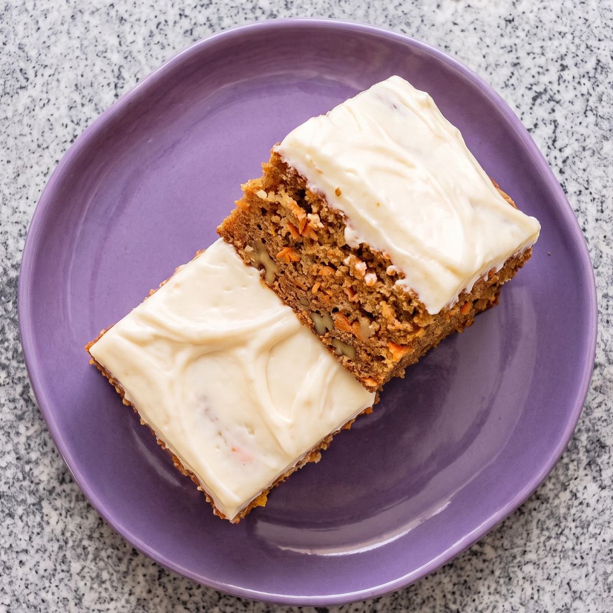 Eggless Spiced Carrot Cake
