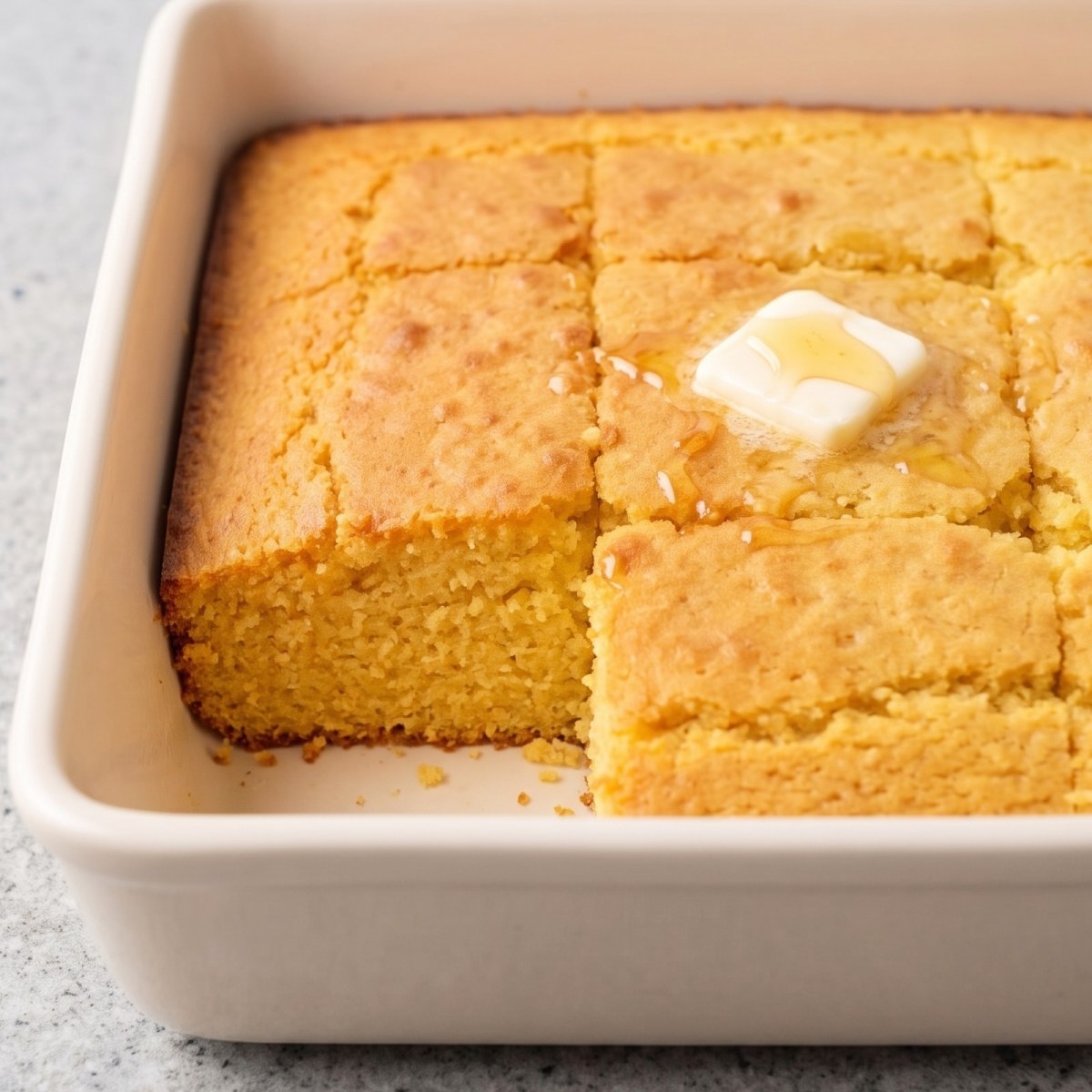 Eggless Sweet Cornbread