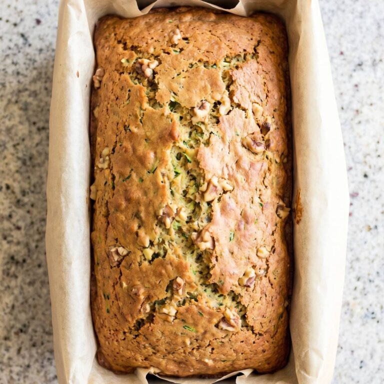 Eggless Zucchini Bread